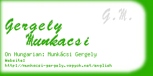 gergely munkacsi business card