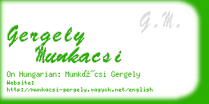 gergely munkacsi business card